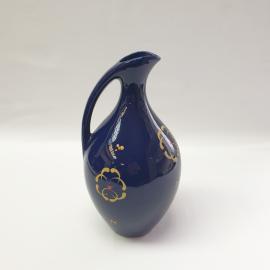 Винтажный кувшин, кобальт керамика  роспись, 1.7 л, СССР