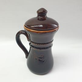 Винтажный кувшин, керамика  деколь глазурь 1.35 л, СССР