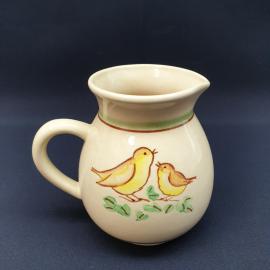 Винтажный кувшин, керамика роспись 0.8 л, СССР