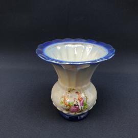 Винтажная ваза , Феодосийский з-д майолики,керамика,деколь, Высота 15 см, СССР