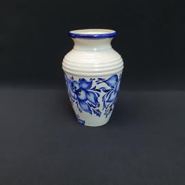 Винтажная ваза, керамика роспись высота 21 см, СССР