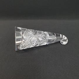 Винтажный рог, хрусталь 19 см, СССР