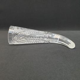 Винтажный рог, хрусталь 21 см, СССР