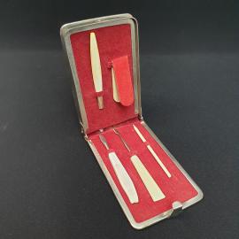 Винтажный маникюрный набор 10 предметов, ГДР.