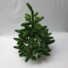 Винтажная искусственная настольная елка 50 см, с шишками. СССР.