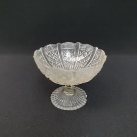 Антикварная креманка на ножке Мальцова, хрусталь, 200 мл.