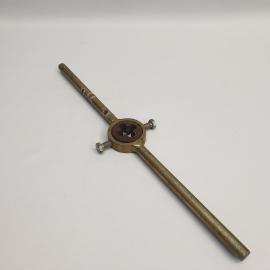 Винтажный инструмент плашка - метчик 37 см, металл, СССР.