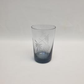 Винтажная стопка, цветное стекло 100 мл, высота 8 см, СССР