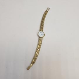 Часы женские наручные Чайка, с браслетом, механические, рабочие. СССР