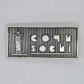 Значок СССР сочи sochi с башней вокзала и вертикальными полосами, советский и винтажный