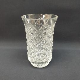 Винтажная ваза, хрусталь, высота 23 см,скол, винтаж СССР