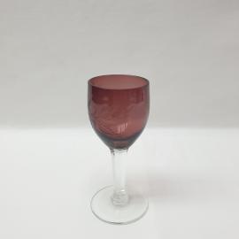 Винтажная  рюмка 50 мл, цветное стекло,резка СССР