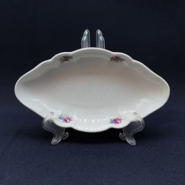 Селедочница Вербилки, фарфор деколь , 28х13 см, винтаж СССР