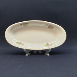 Селедочница Конаково, фаянс деколь 25х12 см, винтаж СССР