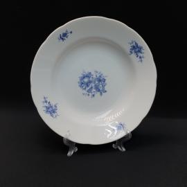 Винтажная суповая тарелка Chori, фарфор деколь 23 см, Япония