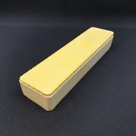 Винтажная коробка для мелочей 11х32, пластик, следы времени. СССР