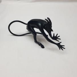 Винтажная фигурка Черт дразнящий 8 см, Касли, чугун, литье. СССР