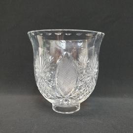 Винтажный плафон 14 см, хрусталь, диам. посад. места 5 см, СССР.