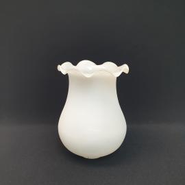 Винтажный плафон, матовое стекло, диам. посад. места 5 см, СССР.