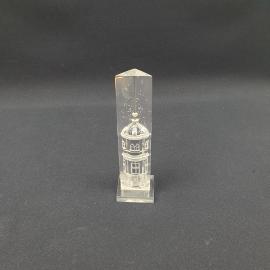 Винтажный настольный сувенир "Башня", пластик. СССР