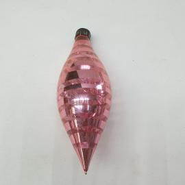 Винтажная елочная игрушка Глинка 11х4 см, стекло, СССР.