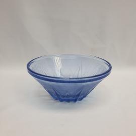 Винтажная конфетница пиала 250 мл, цветное стекло, СССР.