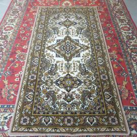 Винтажная ковровая дорожка 210х100 см, шерсть, СССР.