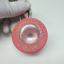Винтажная елочная игрушка Шар 6 см, пластик, СССР.