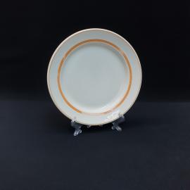 Винтажная десертная тарелка Конаков, фаянс 195 мм, СССР