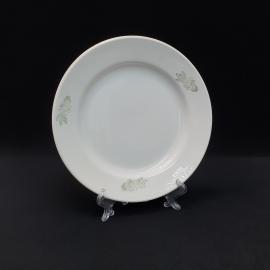 Винтажная десертная тарелка Чайка, фаянс деколь 195 мм, СССР