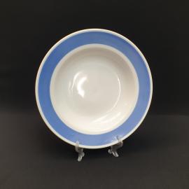 Винтажная суповая тарелка, фарфор 245 мм, СССР