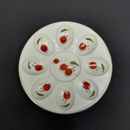 Подставка для яиц, фарфор деколь позолота 21 см, Европа