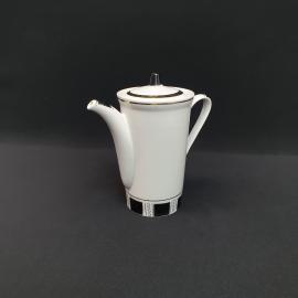 Винтажный кофейник Городница, фарфор золочение 0.65 л, СССР