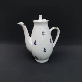 Винтажный кофейник Полонное, фарфор деколь золочение 0.9 л, СССР