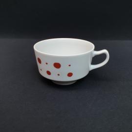 Винтажная чашка кружка Дулево, фарфор деколь 250 мл, СССР