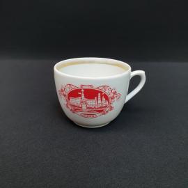 Винтажная чашка кружка Москва Вербилки, фарфор деколь 220 мл, СССР