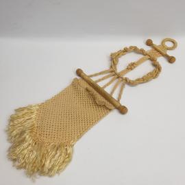 Винтажное настенное панно 37 см макраме, СССР