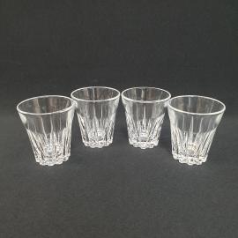 Винтажный набор стопок 4 шт 60 мл, стекло, СССР.