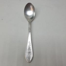 Винтажная чайная ложка Медный всадник, мельхиор. СССР