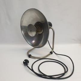 Винтажный электрический обогреватель рабочий, диаметр тарелки 26 см, высота 33 см, СССР.