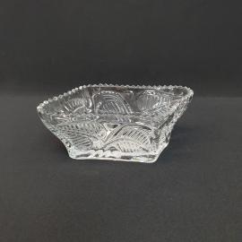 Винтажный салатник ваза, хрусталь 11х24 см, СССР