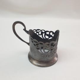 Винтажный Подстаканник Богдан Хмельницкий, Киев, мельхиор. СССР.
