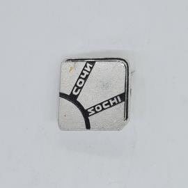 Значок СССР сочи sochi, квадратный дорожный указатель, эмаль, коллекционный, советский и винтажный