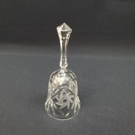 Винтажный штрафной фужер-колокольчик 10 см, хрусталь.