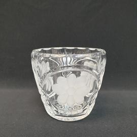 Винтажный салатник 700 мл, хрусталь, ручная резка, СССР.