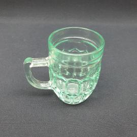 Винтажная пивная кружка 250 мл, Соты, цветное стекло. СССР