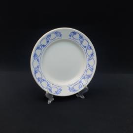 Винтажная десертная тарелка Конаково, фаянс 17 см, СССР