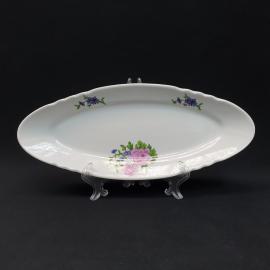 Винтажная селедочница Дулево ,фарфор 29х12,СССР