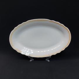 Винтажная селедочница Дулево ,фарфор 36х23,СССР