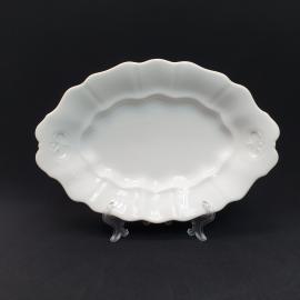 Антикварное овальное блюдо, фарфор 28х19 см, Царская Россия до 1917г, СССР